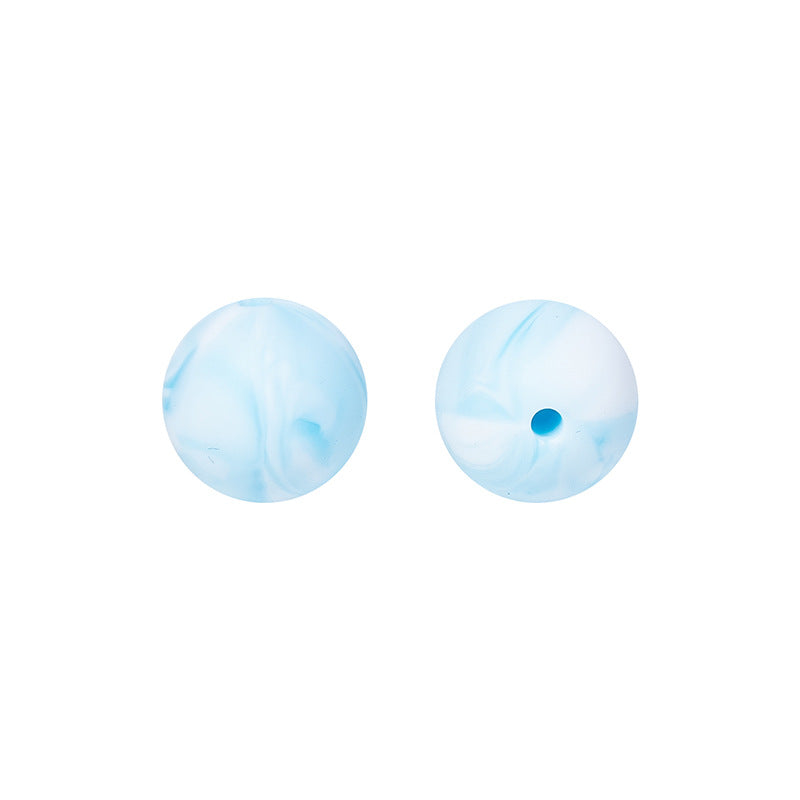 15mm Solid Color Round Silicone Beads 15mm