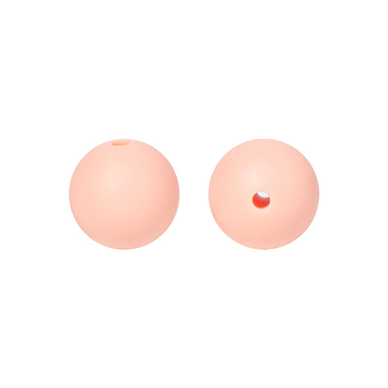 15mm Solid Color Round Silicone Beads 15mm