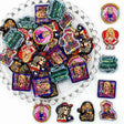 rustic country western acrylic focal beads for DIY pens and Dolly Parton-inspired handmade jewelry