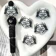 edgy skeleton hand quote silicone focal beads for diy beadable pens and pen toppers craft supplies