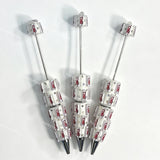 soda can print beadable pens wholesale for DIY custom crafts and personalized pens