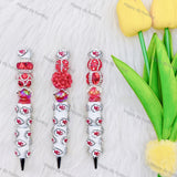 Kansas City Chiefs NFL Team Beadable Pen