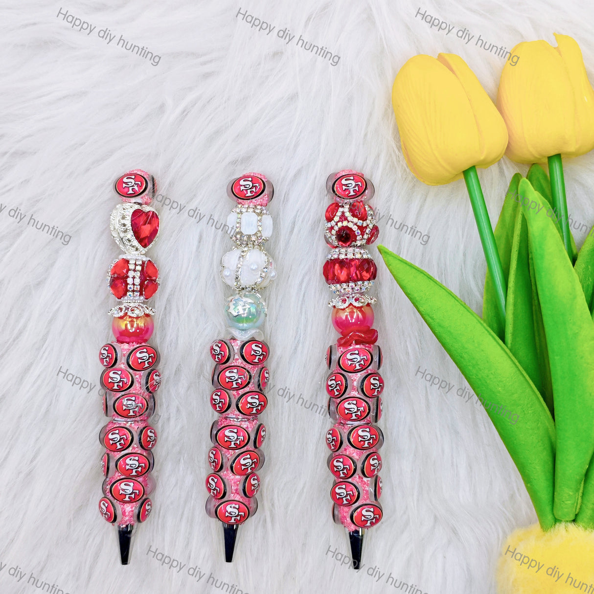 San Francisco 49ers NFL Team Beadable Pen