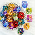 sparkly transparent fairytale maiden acrylic focal beads for DIY beadable pens and jewelry crafts