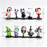 ze chart of spooky holiday cartoon character no-hole pen toppers, silicone diy craft pen accessories