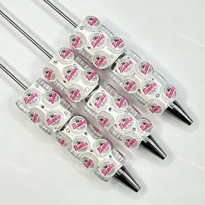 tropical coconut tree bottle cap beadable pens wholesale for DIY island-style craft projects