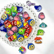 vibrant cartoon emotional character acrylic focal beads for DIY pens and fun jewelry crafts