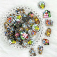 vintage fairytale character acrylic focal beads for DIY beadable pens and storybook jewelry crafts