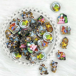 vintage fairytale character acrylic focal beads for DIY beadable pens and storybook jewelry crafts