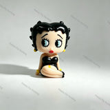 vintage retro cartoon lady no hole pen toppers matched with diy beadable pen craft projects