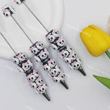Cute Pink Bow Skull Beadable Pens Wholesale, Beadable Pens Supplies