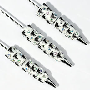 white eagle bird AF football team sports beadable pens wholesale for DIY fan crafts and custom pens