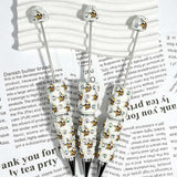 close-up white Norseman MV football beadable pen showing viking design and beadable barrel