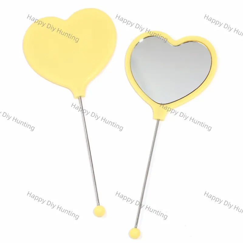 Multicolor Heart Mini Mirror Pocket Handheld Mirrors