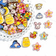 Cute Yellow Bear Cartoon Print Acrylic Focal Beads for custom beadable pen handmade DIY craft projects